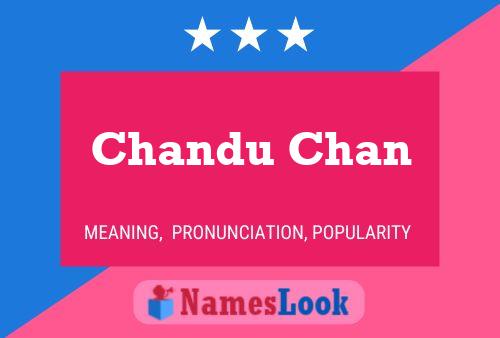 Poster del nome Chandu Chan