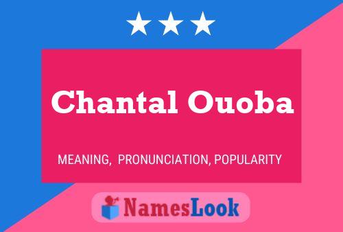 Poster del nome Chantal Ouoba