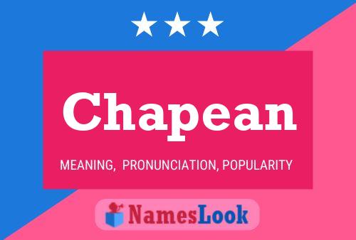 Poster del nome Chapean