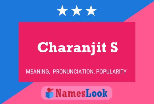 Poster del nome Charanjit S