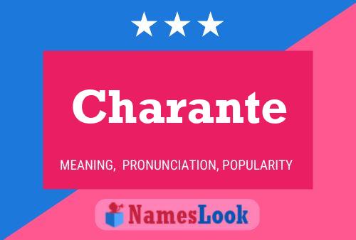 Poster del nome Charante