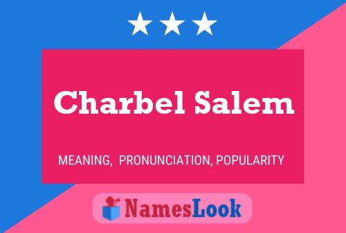 Poster del nome Charbel Salem