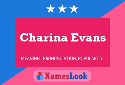 Poster del nome Charina Evans