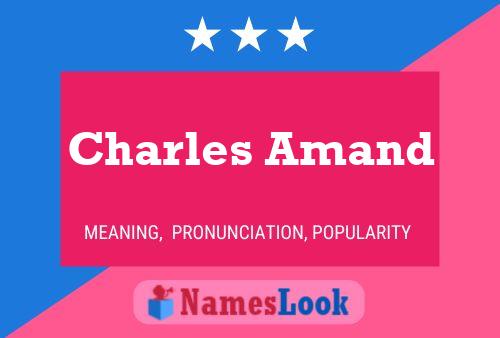 Poster del nome Charles Amand