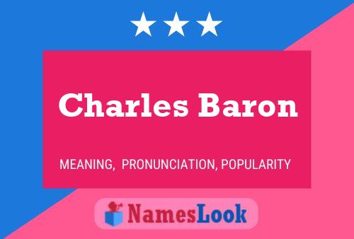 Poster del nome Charles Baron