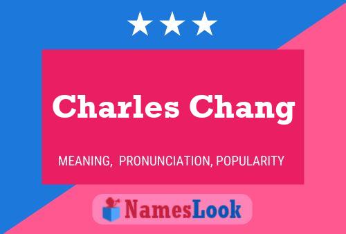 Poster del nome Charles Chang