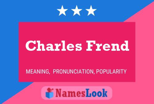 Poster del nome Charles Frend