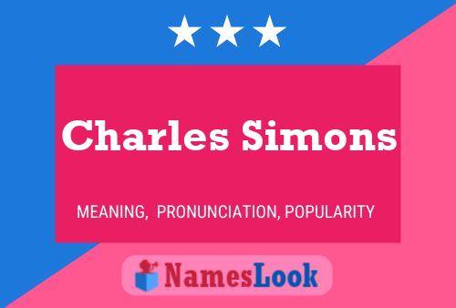 Poster del nome Charles Simons