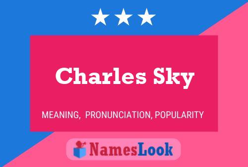 Poster del nome Charles Sky