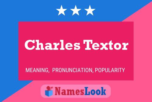 Poster del nome Charles Textor