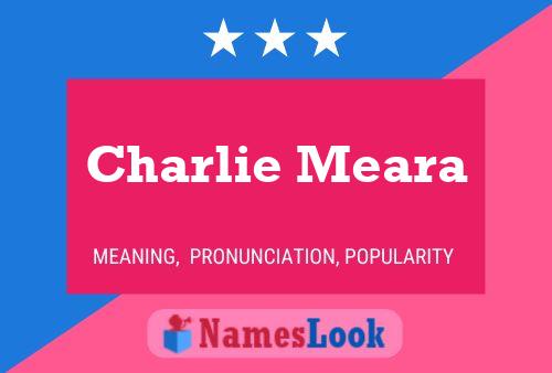 Poster del nome Charlie Meara