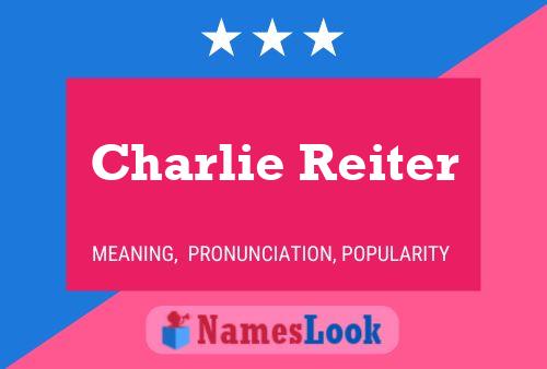 Poster del nome Charlie Reiter