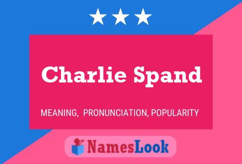 Poster del nome Charlie Spand