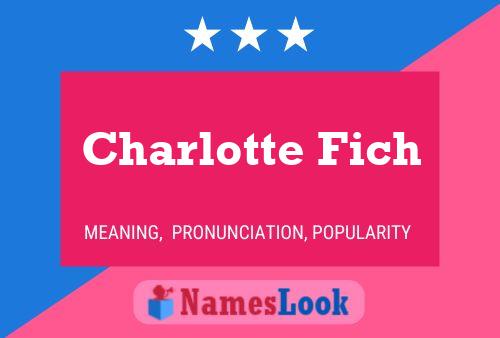 Poster del nome Charlotte Fich