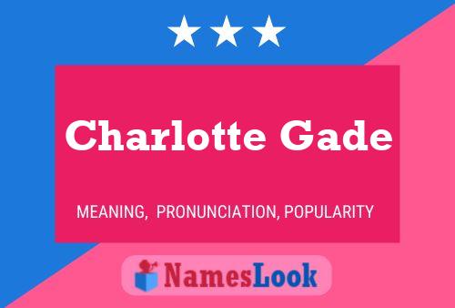 Poster del nome Charlotte Gade