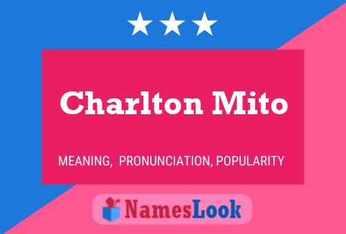 Poster del nome Charlton Mito