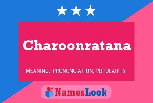 Poster del nome Charoonratana