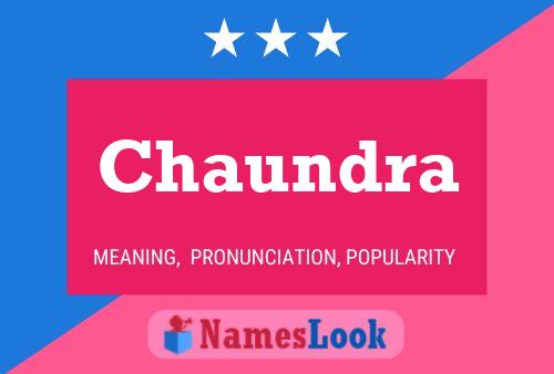 Poster del nome Chaundra