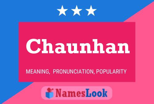 Poster del nome Chaunhan