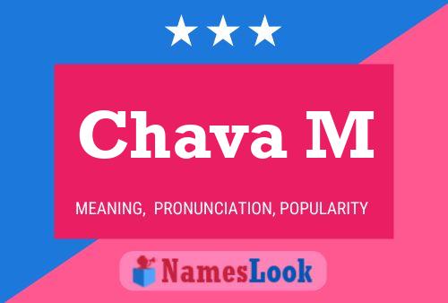 Poster del nome Chava M