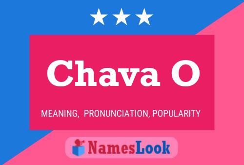 Poster del nome Chava O