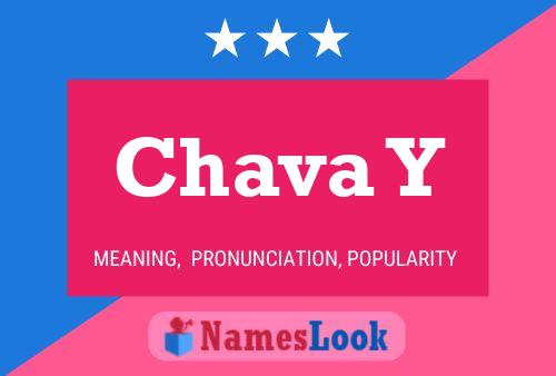 Poster del nome Chava Y