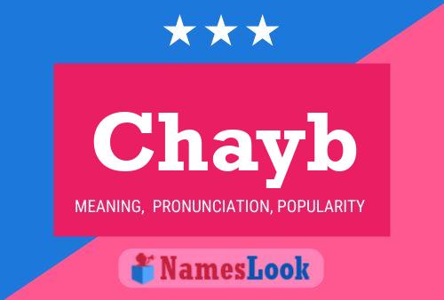 Poster del nome Chayb