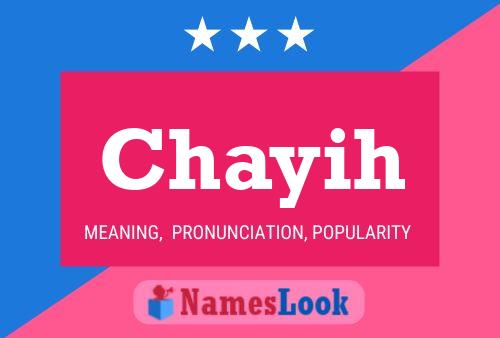 Poster del nome Chayih