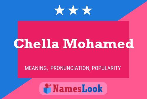 Poster del nome Chella Mohamed