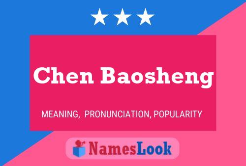 Poster del nome Chen Baosheng