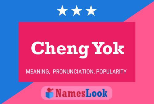 Poster del nome Cheng Yok