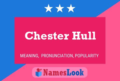 Poster del nome Chester Hull