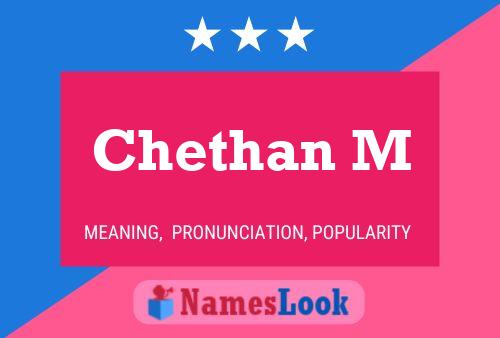 Poster del nome Chethan M