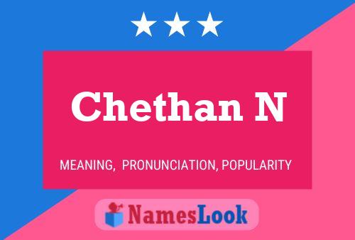 Poster del nome Chethan N