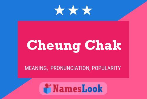 Poster del nome Cheung Chak