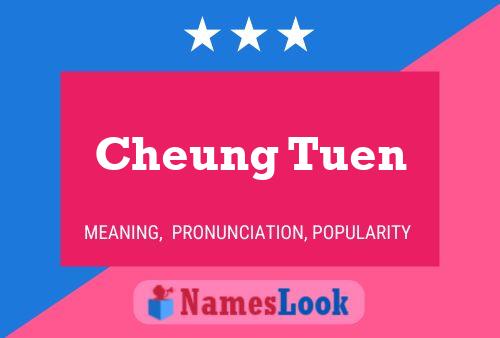 Poster del nome Cheung Tuen