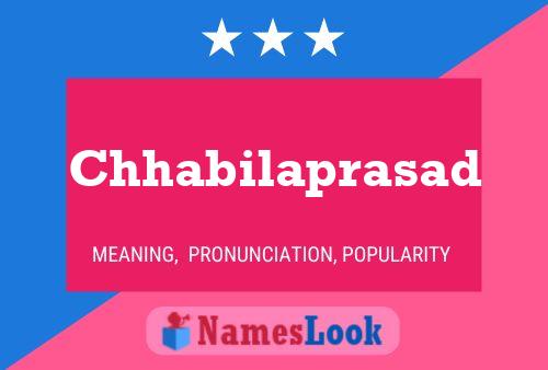 Poster del nome Chhabilaprasad