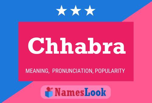 Poster del nome Chhabra