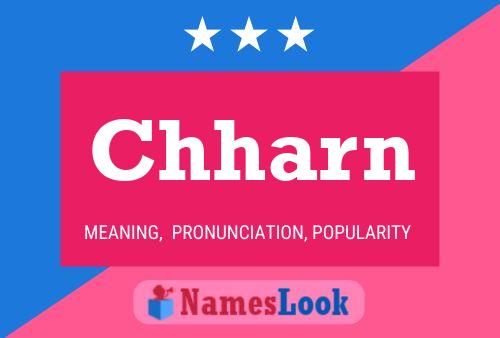 Poster del nome Chharn