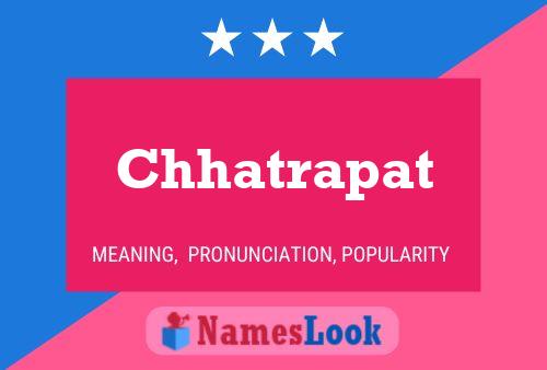 Poster del nome Chhatrapat