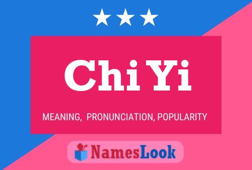 Poster del nome Chi Yi