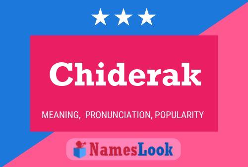 Poster del nome Chiderak