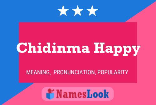 Poster del nome Chidinma Happy