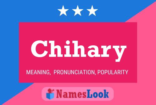 Poster del nome Chihary