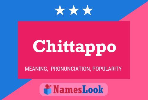 Poster del nome Chittappo