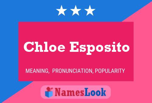 Poster del nome Chloe Esposito