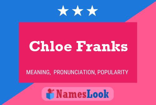 Poster del nome Chloe Franks