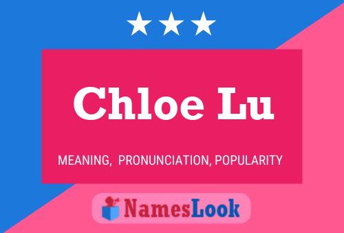 Poster del nome Chloe Lu