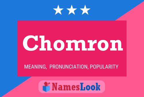 Poster del nome Chomron