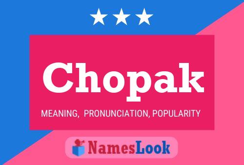 Poster del nome Chopak